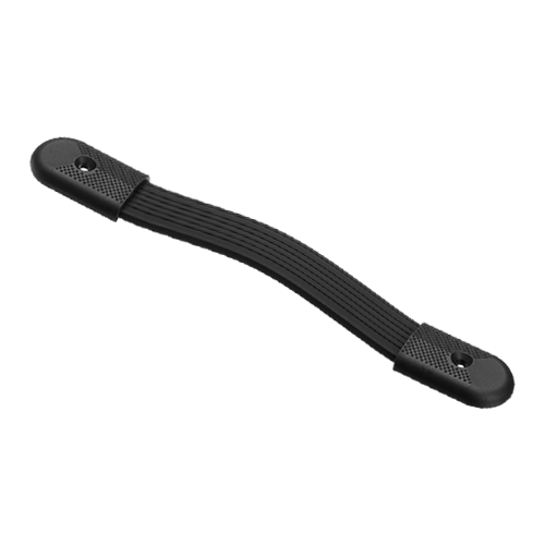 Handle 203/160/25mm/M4 countersunk Soft plastic black/steel core