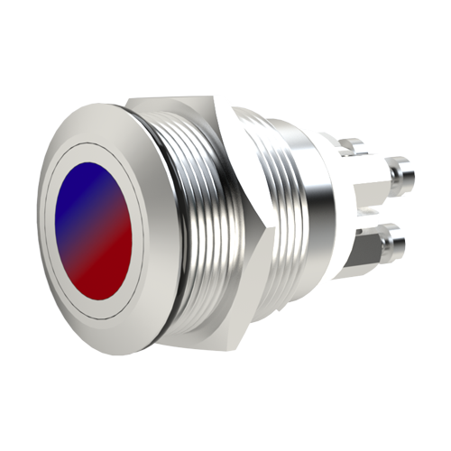Switch Illuminated Vandal Resistant Dot Illuminated, S.P. Push to Make