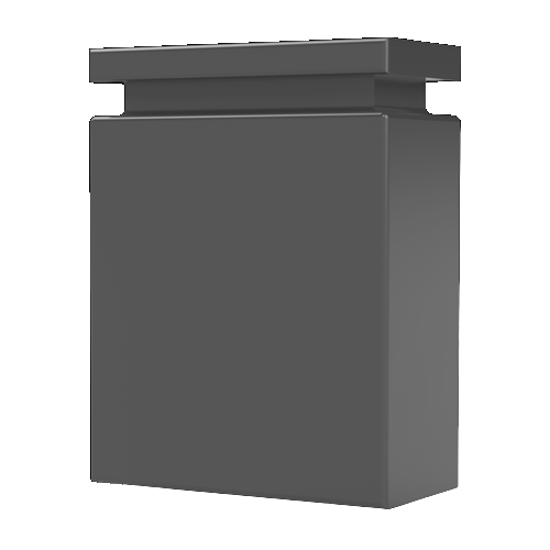 Leitungsbrücke isoliert schwarz Raster 2,54mm