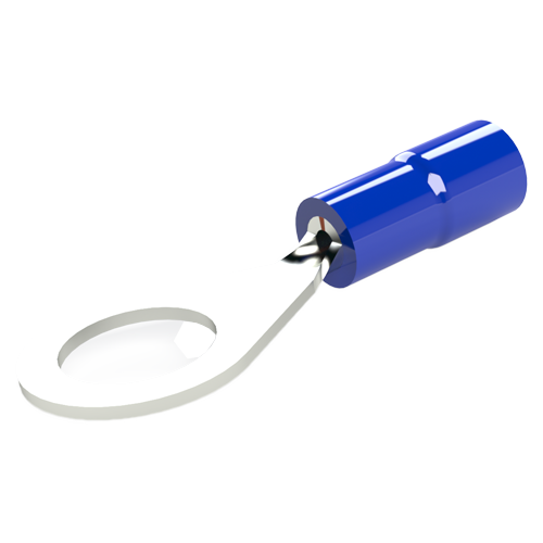 Solderless Terminal DIN 46237A M5-2,5mm Polyamid blue E329382 1.5-2.5mm²