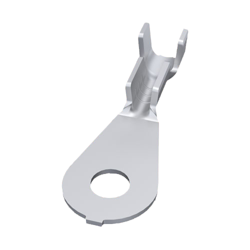 Kabelschuhe: Krallen-Kabelschuh DIN 46225 A3-1,0mm² Messing verzinnt - Außen ø8.0mm