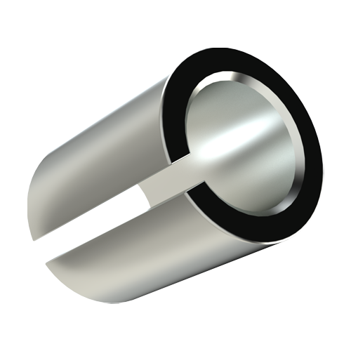 Reduce sleeve d1=3mm/d2=4mm/H=8mm Brass zinced