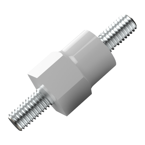 Insulated Standoff Polyester-Steel M/M AF14x14 | Thread M5x10 / M5x10
