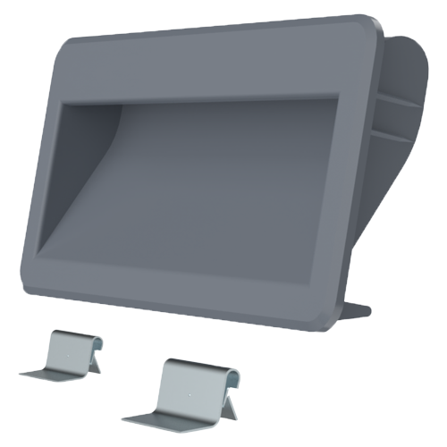Tray Handle incl. spring clips - Mounting opening 103mm x 49mm