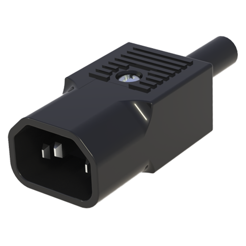 AC Power Plug 10A/250V with screw terminals