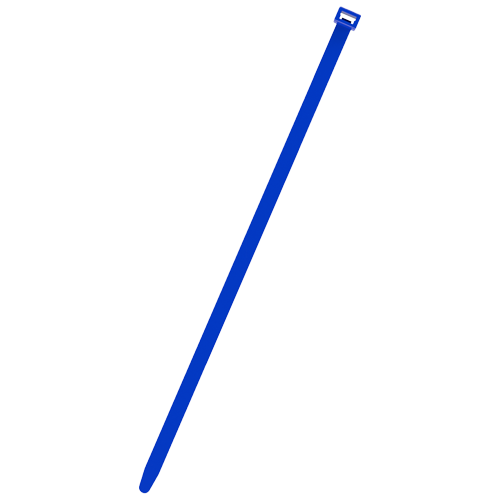 Cable Tie 4.6x300mm blue PA 6.6 natural UL94-V2 bundle Ø76mm