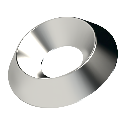 Rosette Washer Ø5.3/16.0 x 2.8 Plain Aluminum
