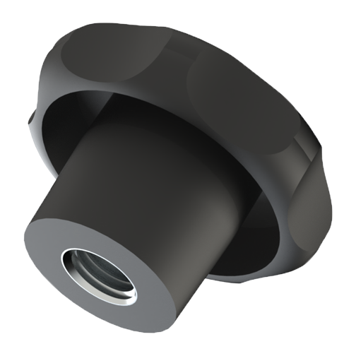 Star Grip Nut Dia.40 MM / with Blind Hole Thread M 8