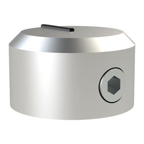 Rotary Knob with aluminum cap and line marking