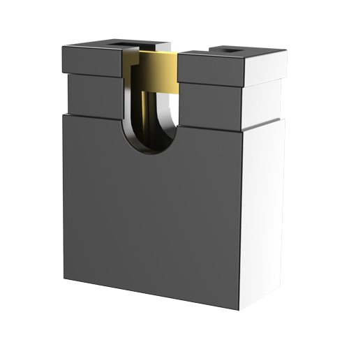 Jumper for Square-Pin 2.54mm pitch Phosphorbronze gold-plated black