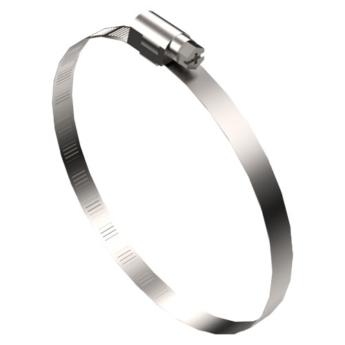 Hose Clamp with Worm Gear Drive Ø20.0-32.0 | A4 Plain Stainless Steel