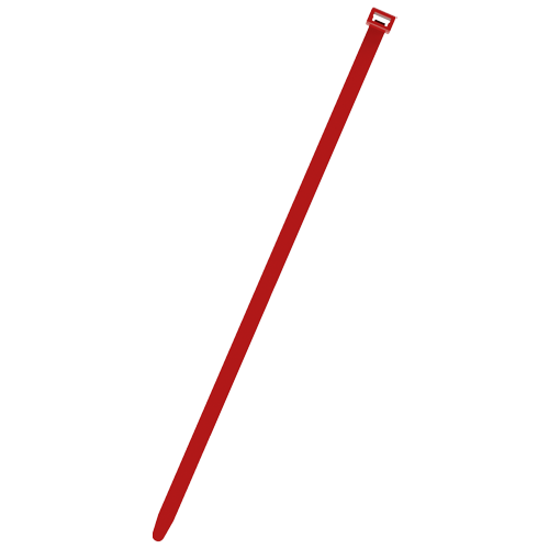 Cable Tie 7.6x365mm red PA 6.6 natural UL94-V2 bundle Ø100mm