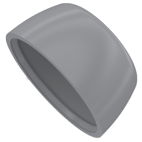Screw Cover for M6/ø14.8/16.6X9mm Polyamid 6 grey