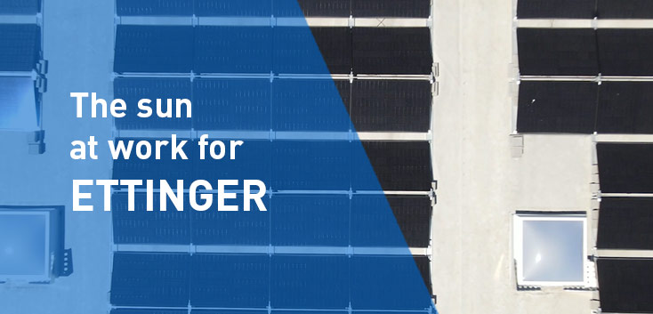 Die Sonne im Einsatz für unsere Fertigung 
