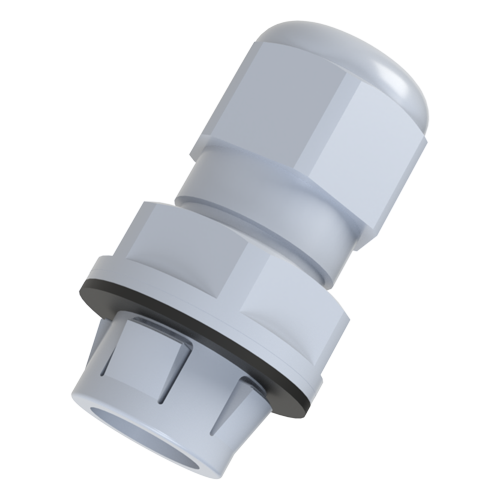 Cable Gland  M16x1.5mm IP68 Polyamid 6 lightgrey RAL 7035