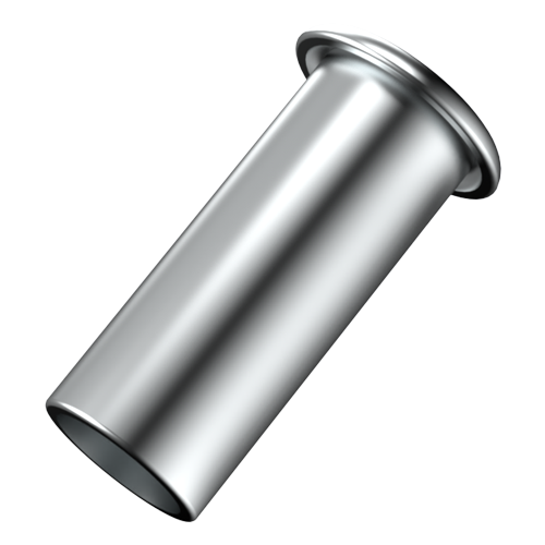 Tubular Rivet DIN7340 B 2.5x0.3x6.0 Tin-Plated Brass