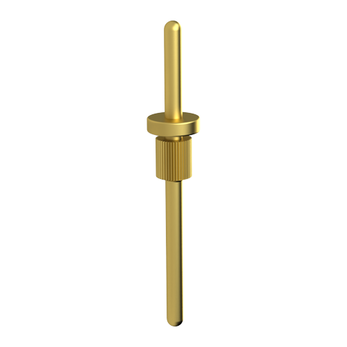 Terminal Pin ø1.03/0.5/9.0mm Brass gold-plated