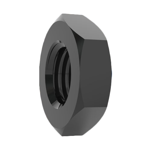Hexagon Nut DIN934/ISO4032 M3 Polyamide 6.6 black