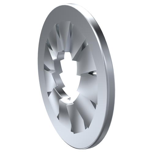 Toothed Lock Washer Ø3.1/8.5 x 0.5 Alkaline Galv. Spring Ste
