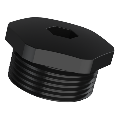 Cable Gland cover for M16x1.5 IP54 Polyamid 6 black RAL 9005