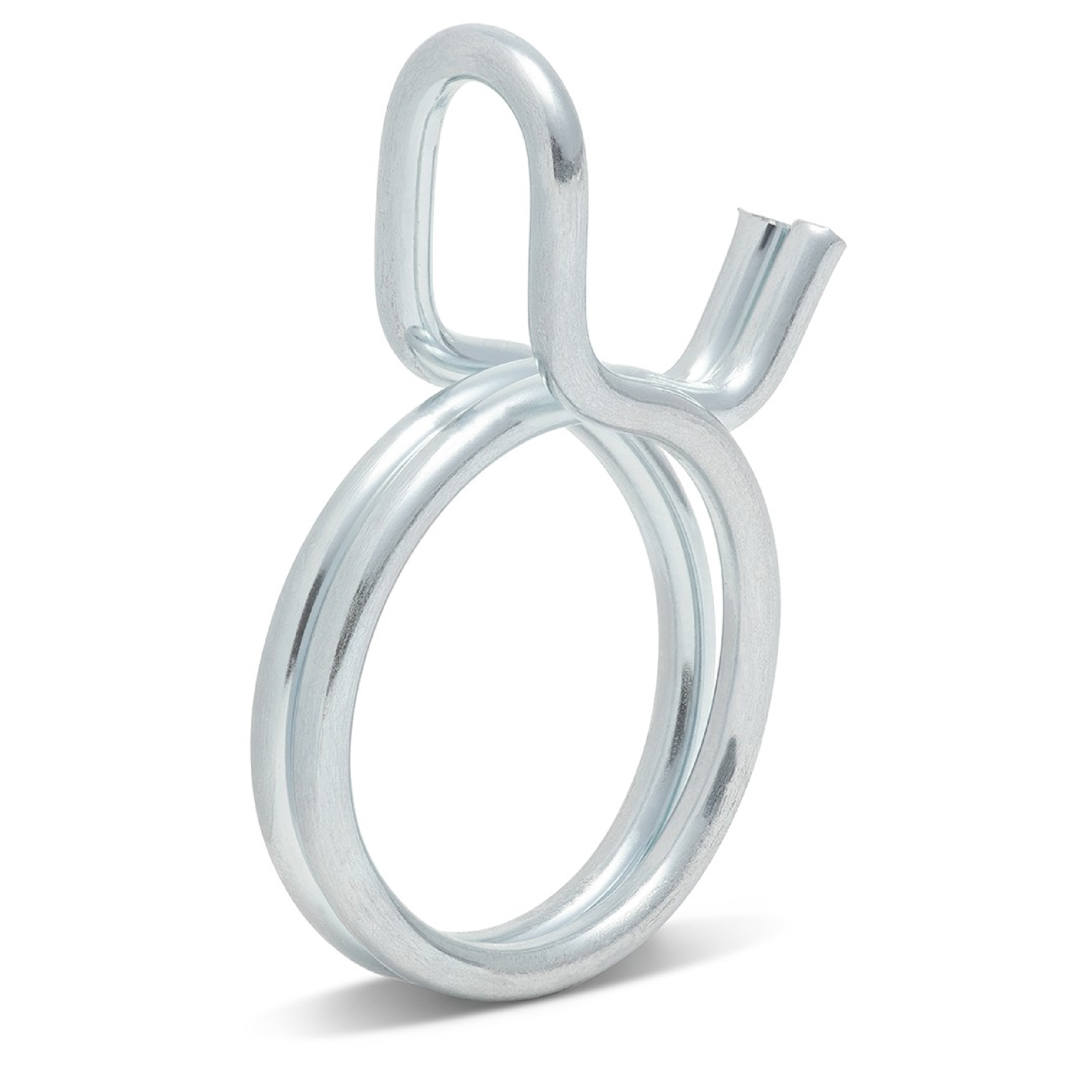 Wire Hose Clamp Ø16.8-17.7 Galvanized Spring Steel