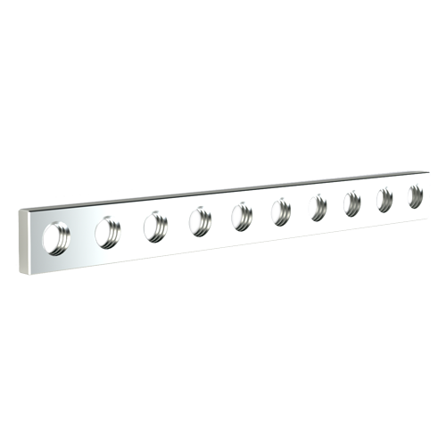 Thread Rail Metric 10TE-M3 5x2x50,80mm Steel zinc plated