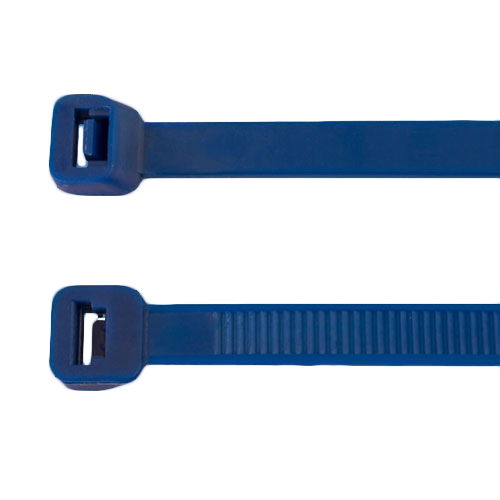 Standard Kabelbinder: Kabelbinder blau, Material: Tefzel