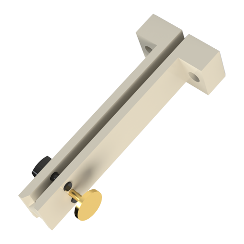 Card Guide for 1/16" - 85mm PCB with locking device - PA6.6 UL94 V-0