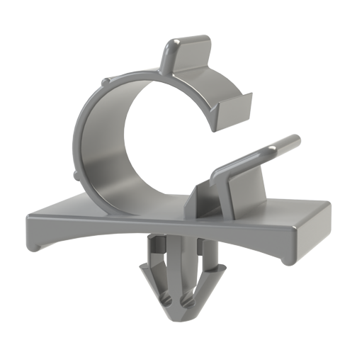 Wire Saddle Ø 19,0 / clip closure for mounting plate 0,5 - 2,0mm