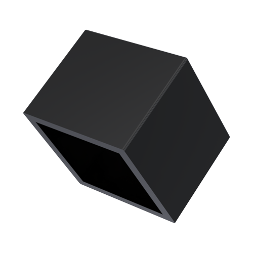 Modular Housing 46X46X40mm Polyamid 6.0-GF 25%, UL94-HB, black