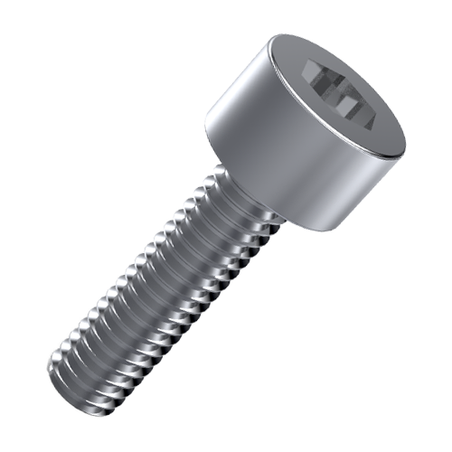 Cheese Head Screw ISO4762 M4x5 Galvanized Steel 12.9 Hexagon Socket