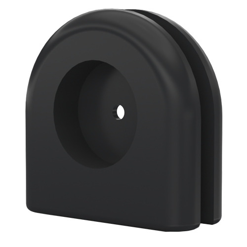 Grommet "U" shape 7.0/10.5-1.5mm EPDM black