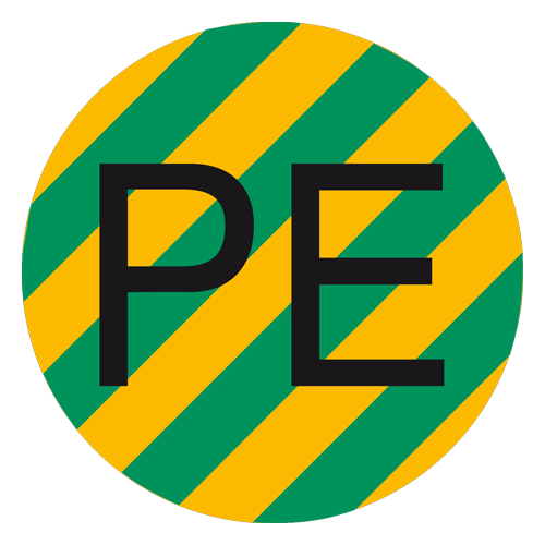 Wire Indicators DIN 40009 Protective Conductor PE
