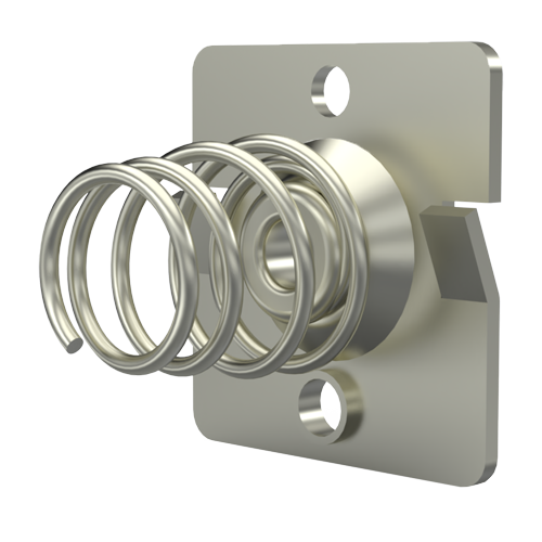 Battery Contact Minus A+AA cells Spring steel nickel-plated