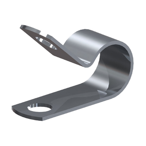 Cable Clamp One-Sided Fastening Ø 3.2 | Hole Ø 5.2 | Plain Aluminum