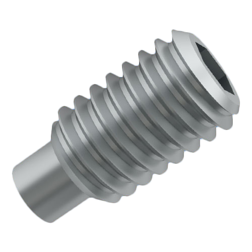 Set Screw DIN915/ISO4028 M3x8 ST-A2 Stainless Hex Socket Dog Point
