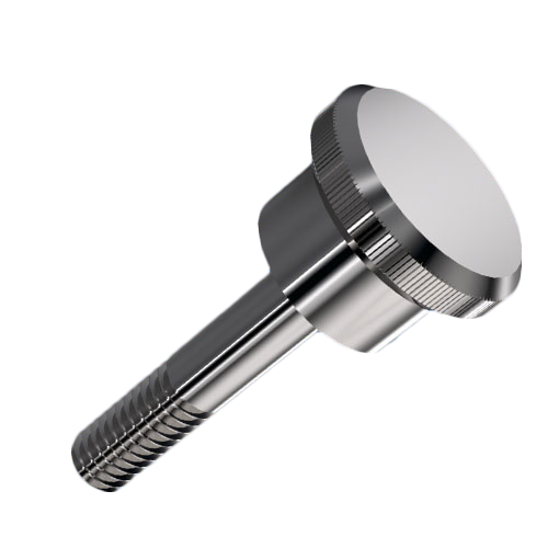 Knurled Thumb Screw DIN464 M3x6 A1 Stainless Steel Vertical Knurl