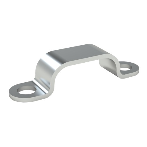 Cable Clamp Two-Sided Fastening Ø 5.5 | Hole Ø 3.3 | Galvanized Steel
