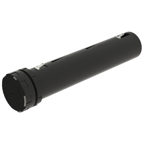 Batteryholder for 3x"C" (Baby) cells Polyamid black UL94-V0 2.8x0.5mm