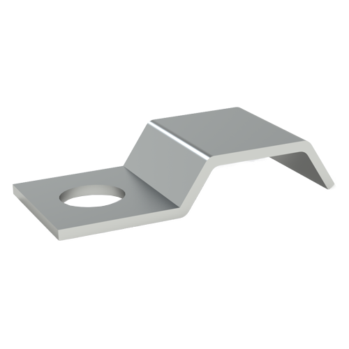 Kabelschelle Befestigung einseitig Ø2,5 | Bohrung Ø3,1 | Stahl vernickelt