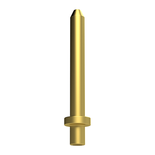 Solder Terminal Pin 1.0x10.3mm Brass gold-plated
