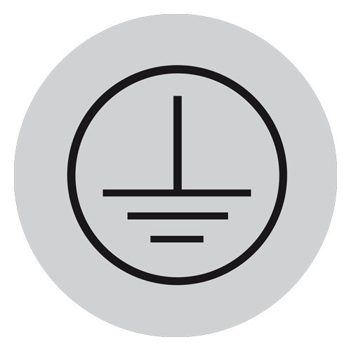 label DIN EN 60445 Conductor Terminal / Symbol Ø: 10mm