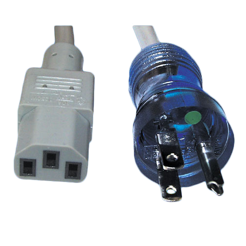 Power Cords Hospital Grade / Unshielded SJT, NEMA 5-15