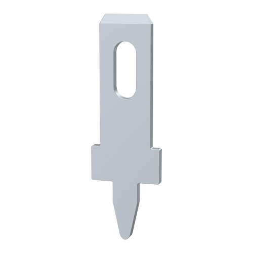 Blade Terminal 2.8x0.5 | 12.2 Tin-Plated Brass