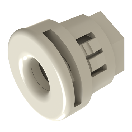 Straight-Thru Strain Relief Bushing remains in device for cable change