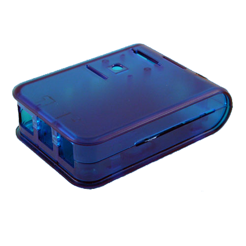 Raspberry Pi Case for Model B+ / 2B translucent blue