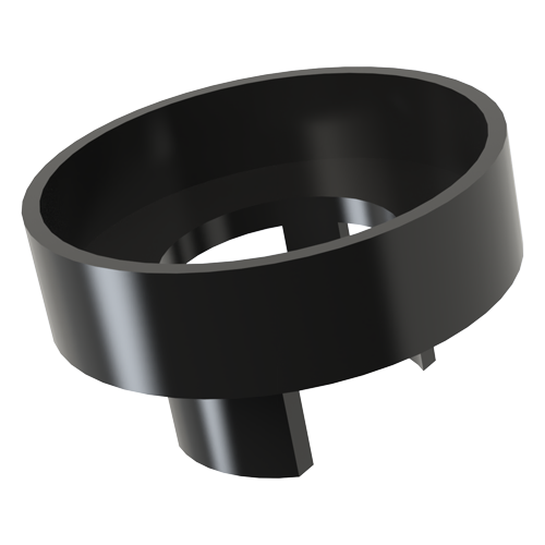 access cover for Knob ø16mm ABS black