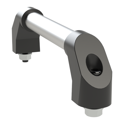 Equipment-handle 400/42/20mm M8 Aluminium,natural