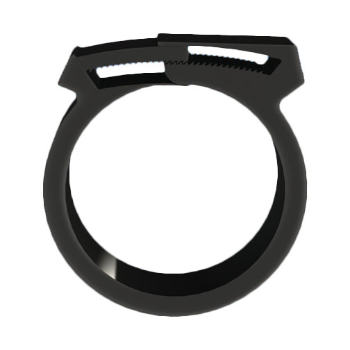 Interlocking Hose Clamp Ø24.1-26.2 Polyamide 6.6 black