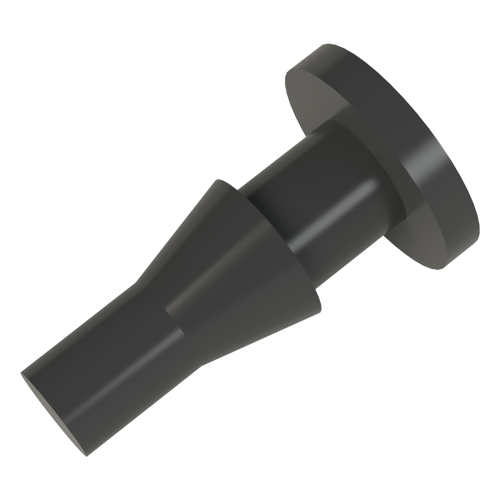 Push-In Foot Ø6.0x1.0 EPDM black